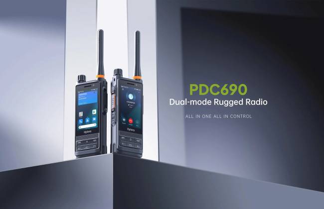 Hytera ra mắt PDC690: Bộ đàm hai chế độ, chạy bằng Android dành cho lực lượng đặc nhiệm quan trọng
