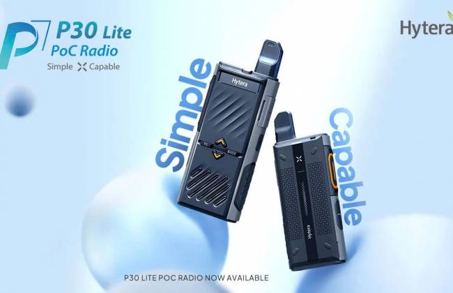 Hytera ra mắt P30 Lite – Máy PoC gọn nhẹ tích hợp NFC giúp tối ưu vận hành